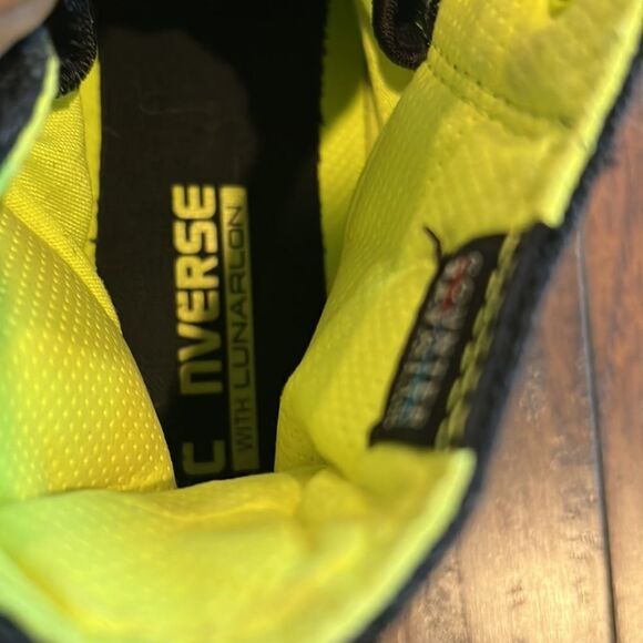 Converse Counter Climate high tops size 7 black and neon yellow EUC Chuck Taylor - Picture 11 of 11